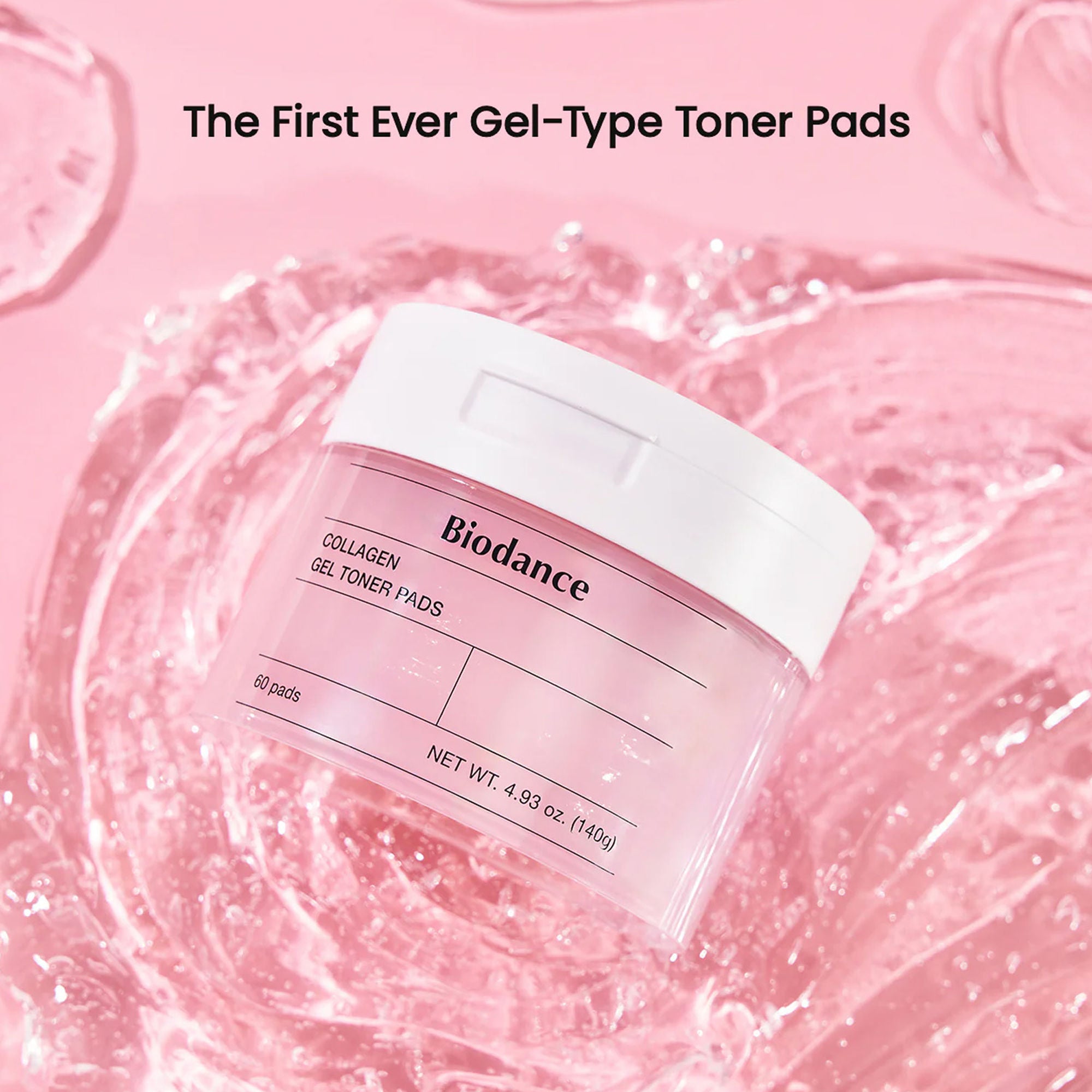 Biodance Collagen Gel Toner Pad, Korean Toner Pads Tightens Pores & Improves Skin Elasticity (140g)