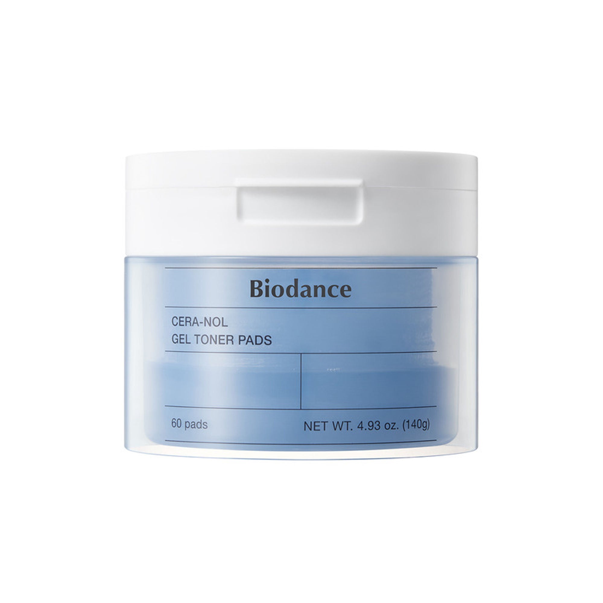 Biodance Cera-nol Gel Toner Pad, Hydrating & Soothing Korean Toner Pads, Hyaluronic Acid & Ceramides (140g)