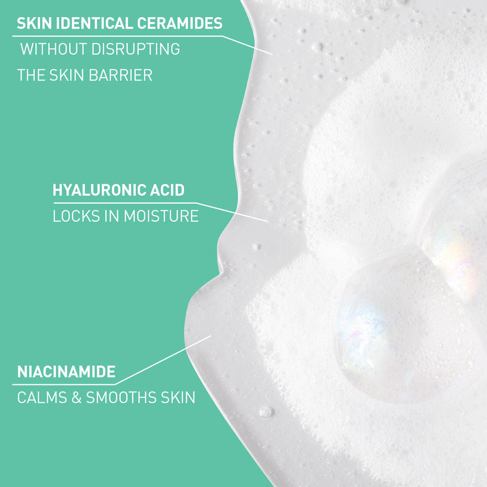 CeraVe Foaming Cleanser Face Wash For Oily Skin with Hyaluronic Acid, Ceramides & Niacinamide (88ml)
