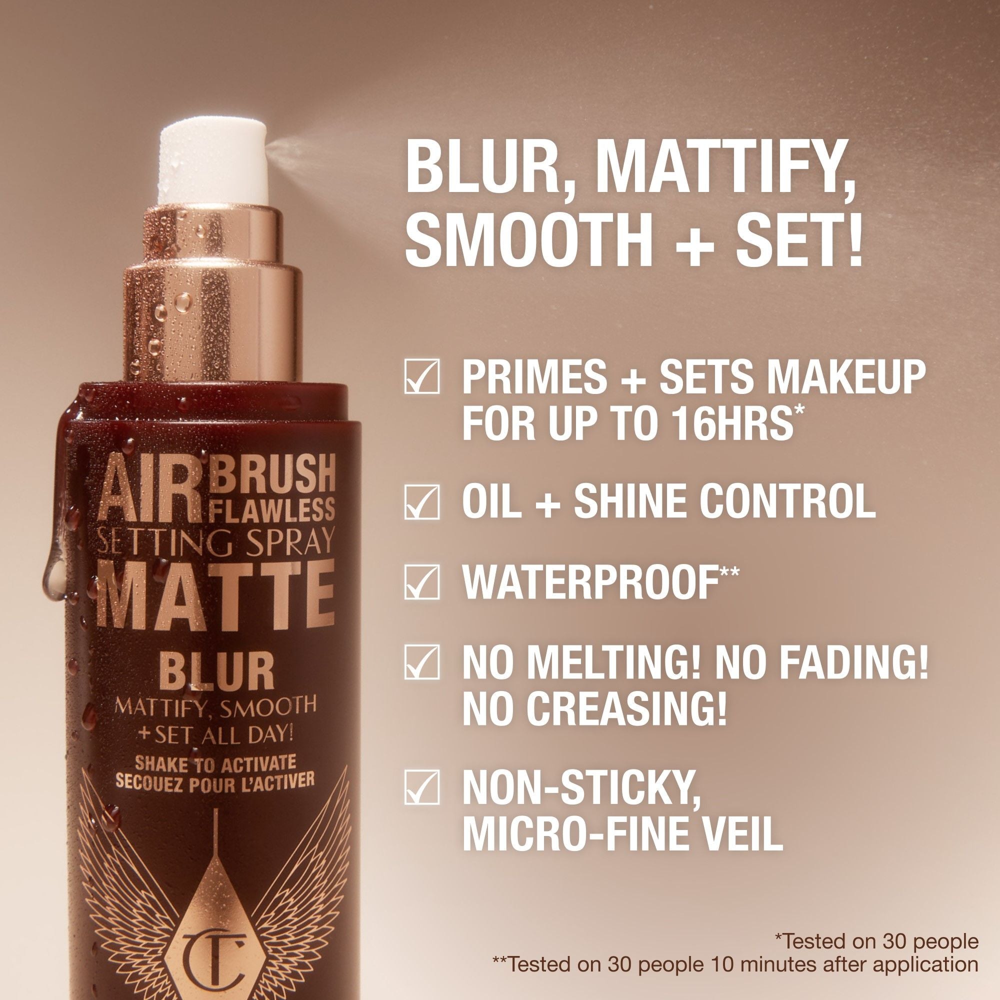 Charlotte Tilbury Airbrush Matte Setting Spray (100ml)
