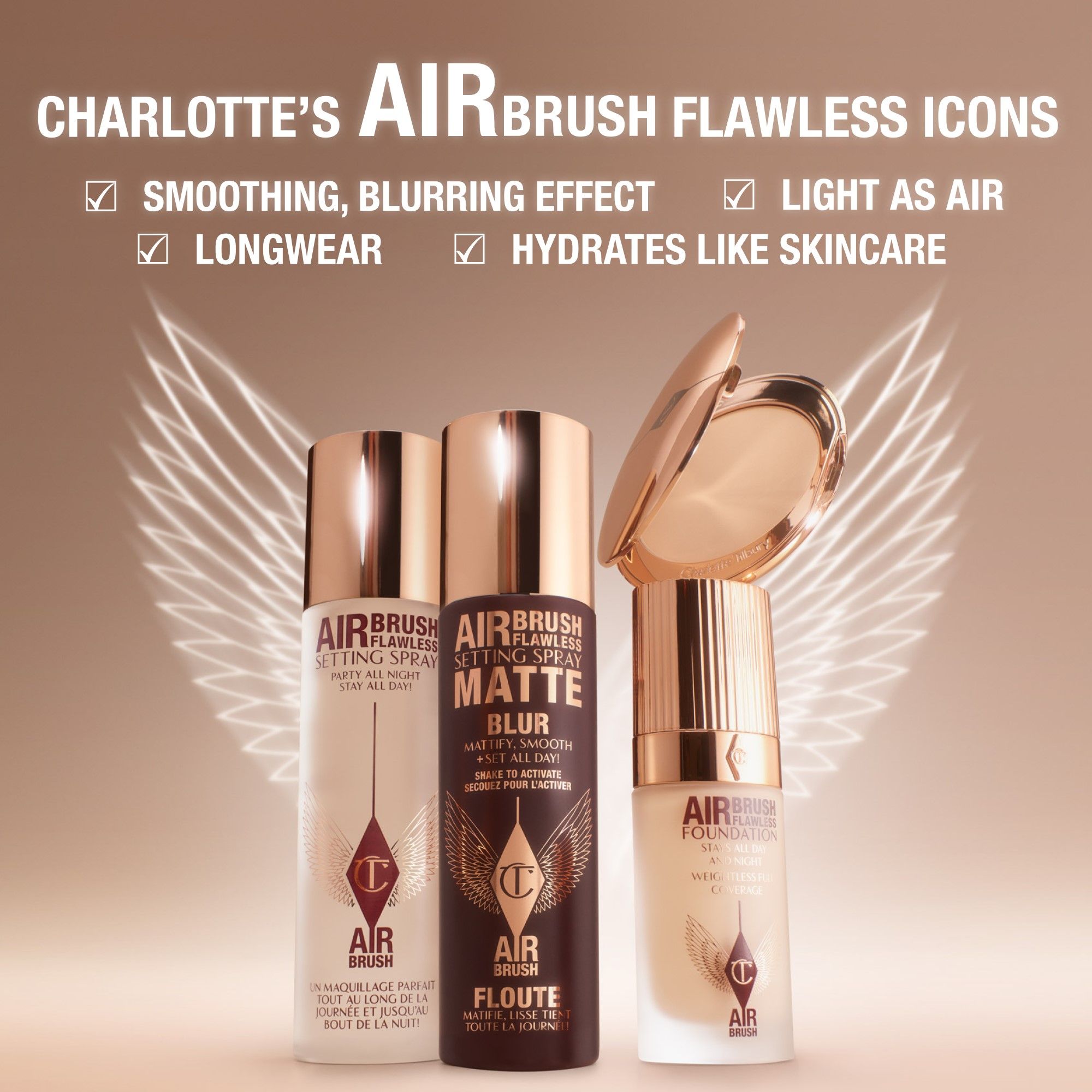 Charlotte Tilbury Airbrush Matte Setting Spray (100ml)