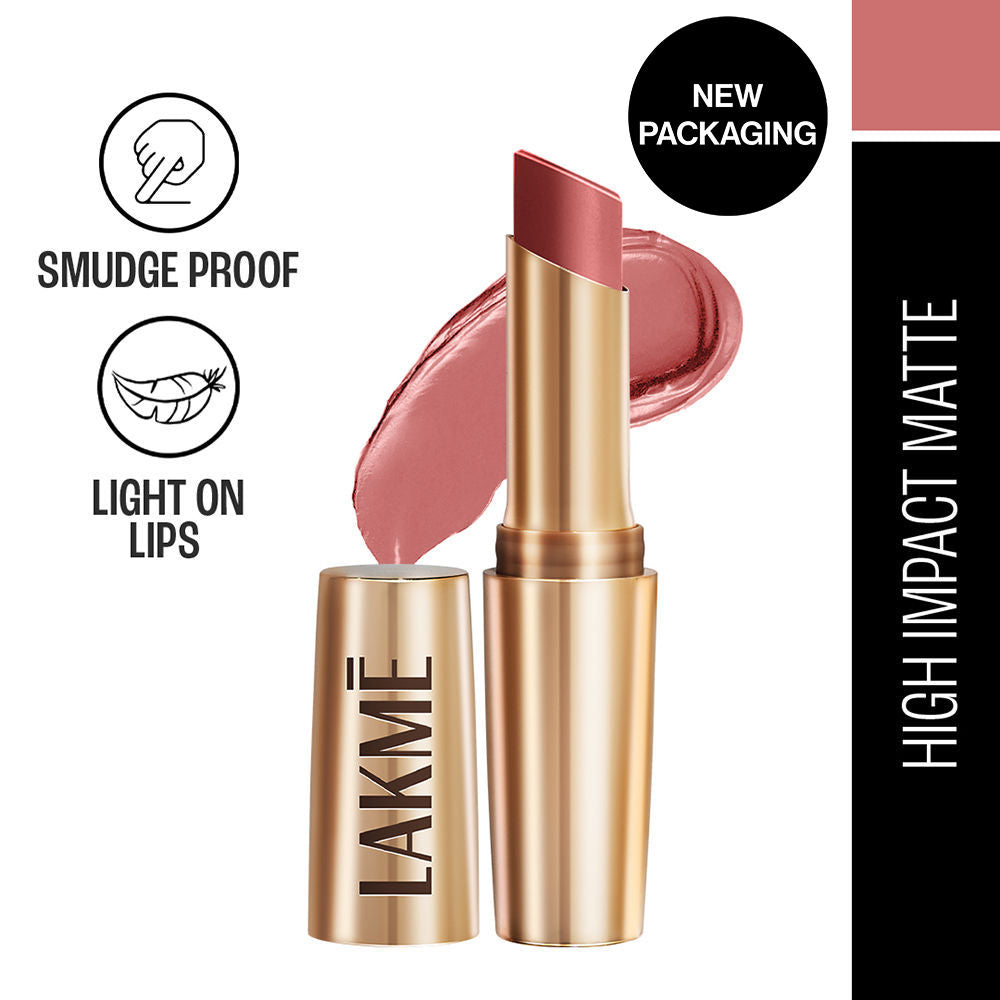 Lakme 9 To 5 Powerplay Priming Matte Lipstick For 16Hr Intense Matte , Mp7 Blushing Nude