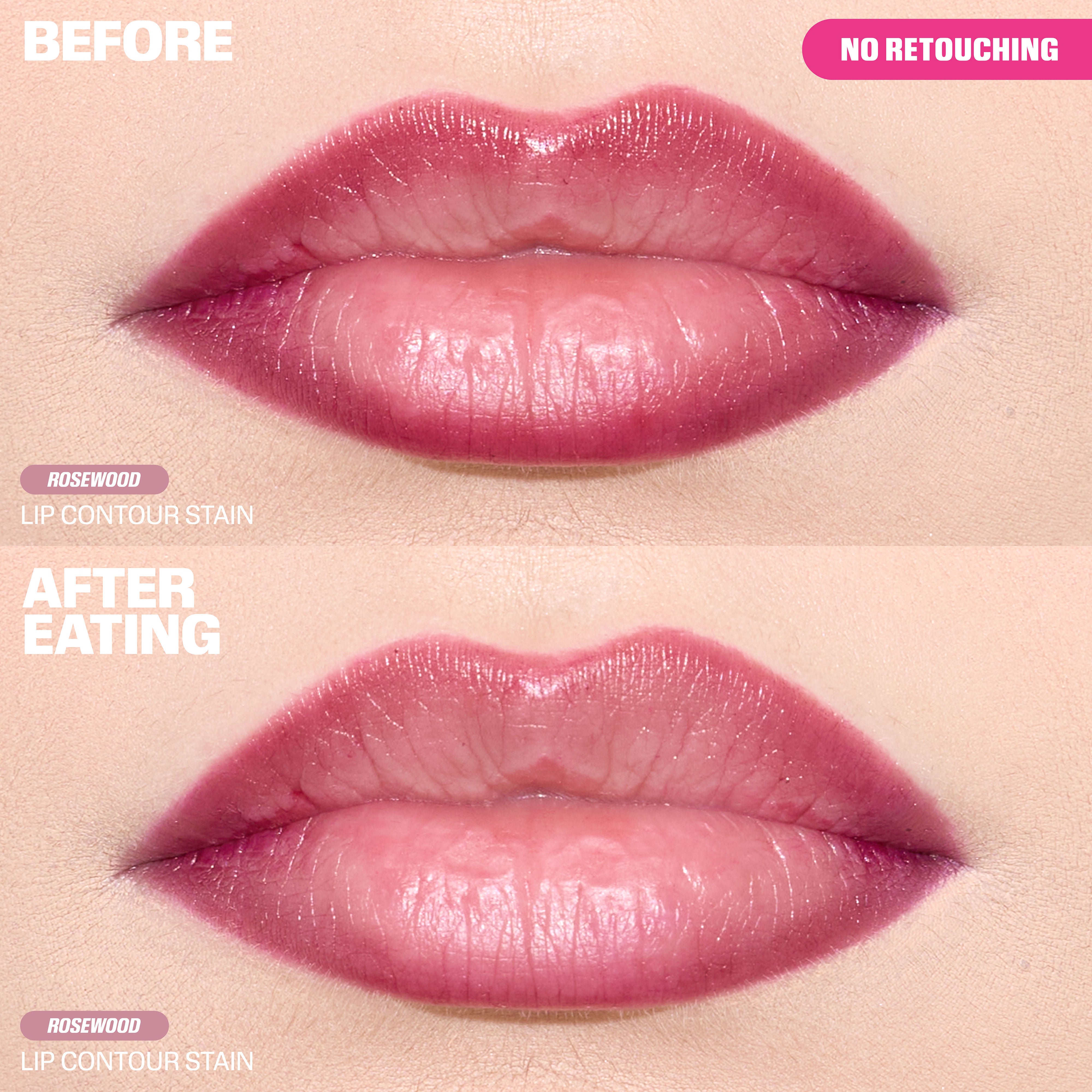 Huda Beauty Lip Contour Lip Stain - Rose Wood (1ml)