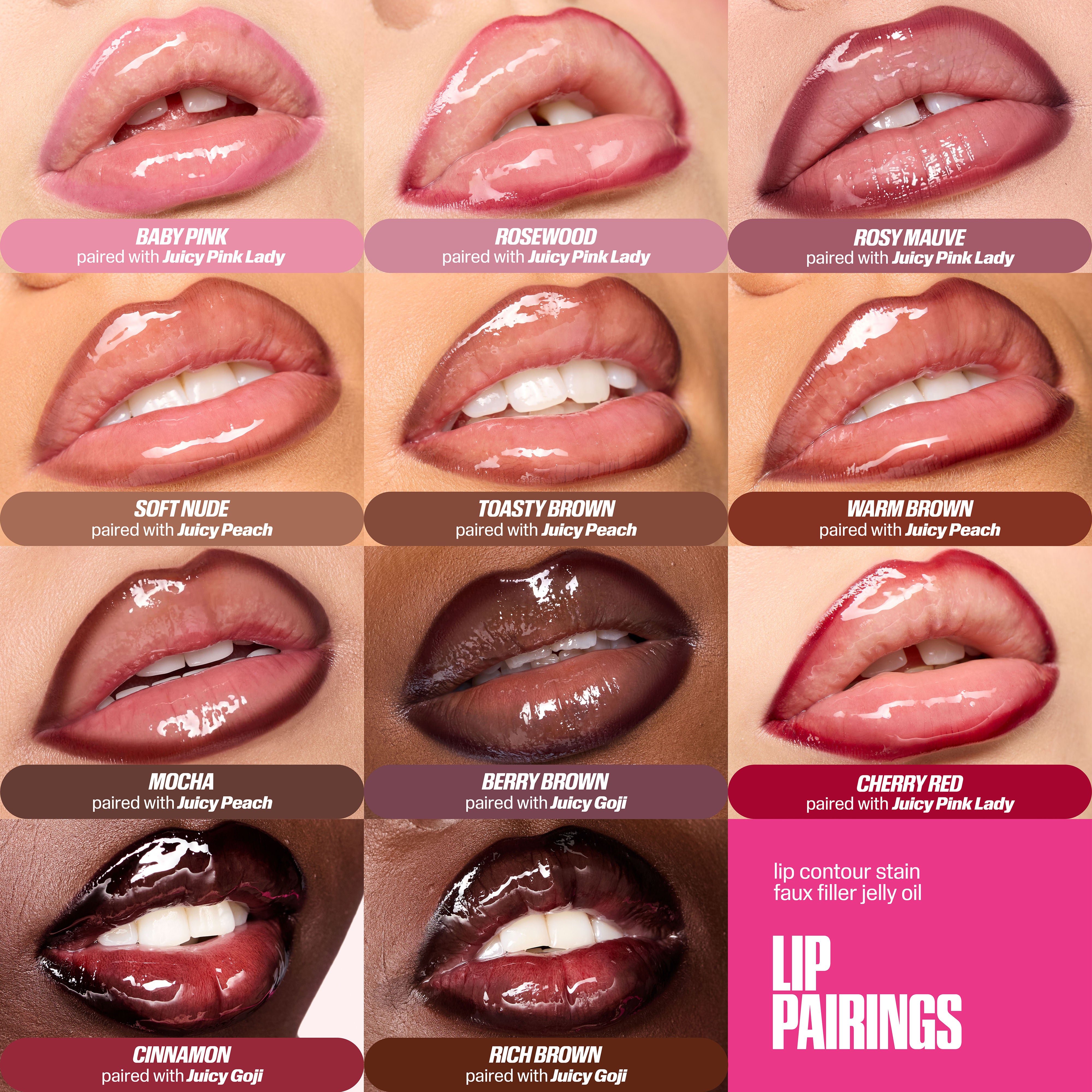 Huda Beauty Lip Contour Lip Stain - Mocha (1ml)