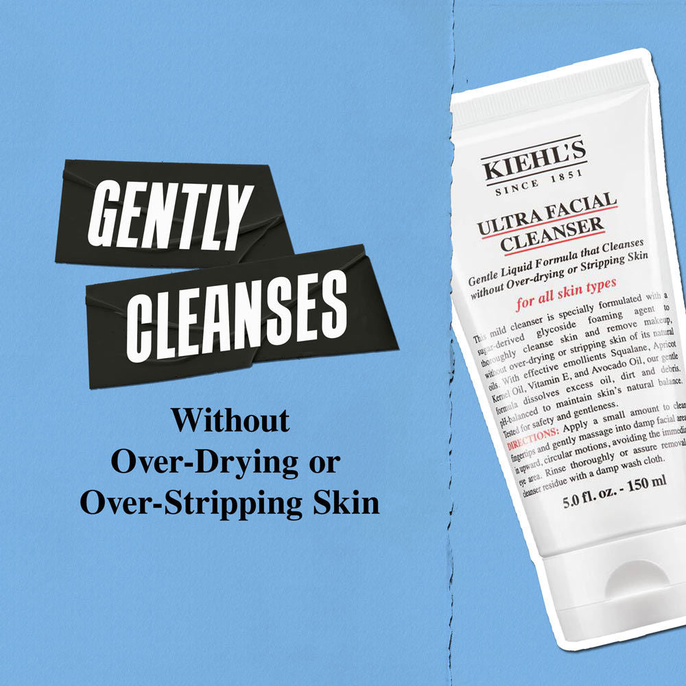Kiehl's Ultra Facial Cleanser - Gentle and Non-Stripping With Squalane (150ml)