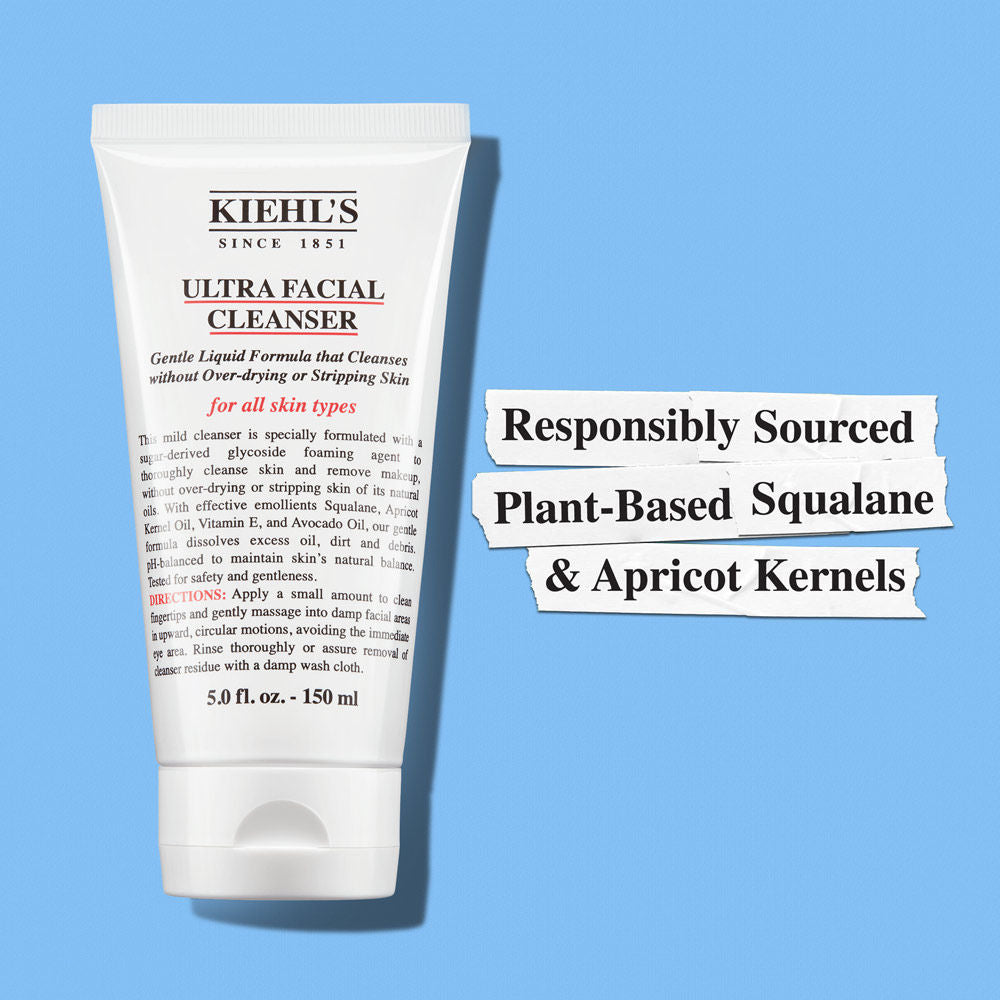 Kiehl's Ultra Facial Cleanser - Gentle and Non-Stripping With Squalane (150ml)