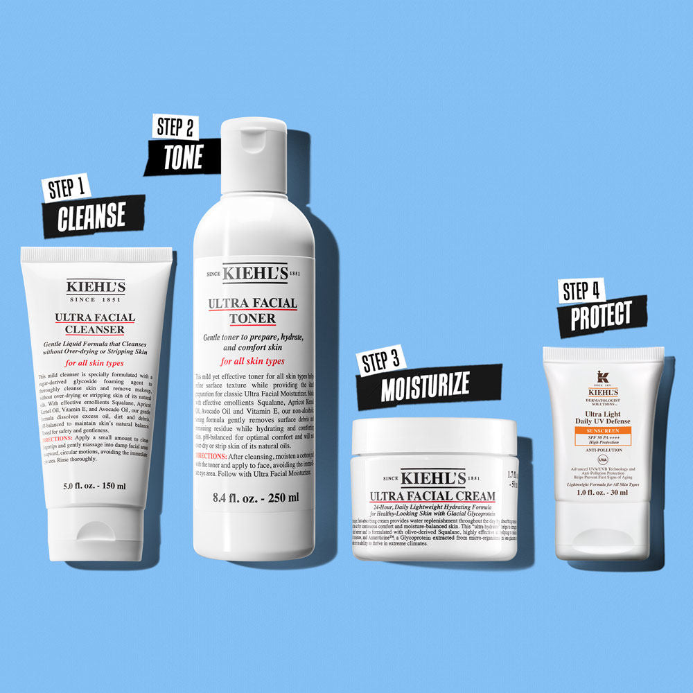Kiehl's Ultra Facial Cleanser - Gentle and Non-Stripping With Squalane (150ml)