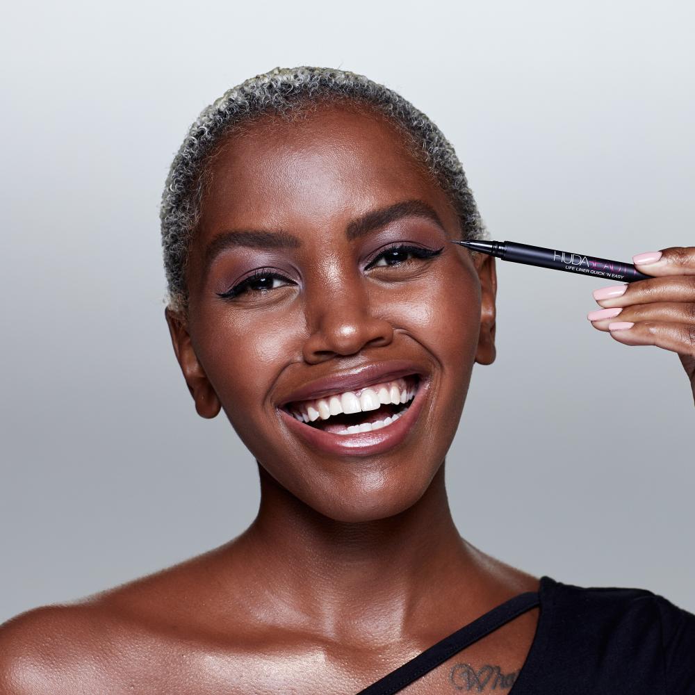 Huda Beauty Life Liner Quick'n Easy Precision Liquid Liner - Vanta (1ml)