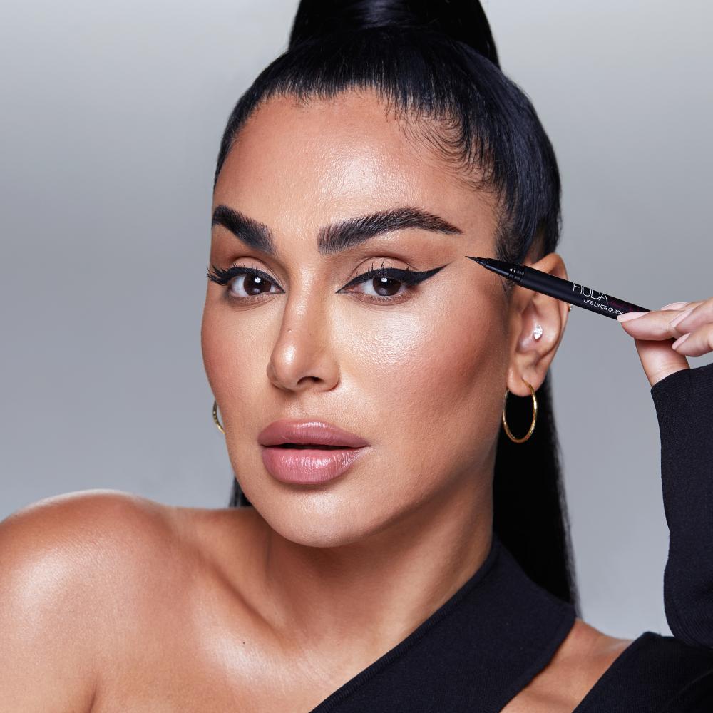 Huda Beauty Life Liner Quick'n Easy Precision Liquid Liner - Vanta (1ml)