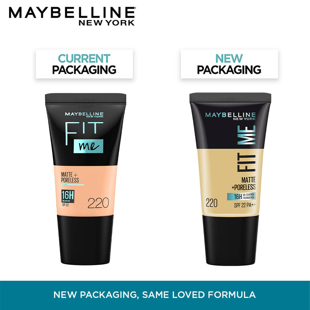 Maybelline New York Fit Me Matte + Poreless 16H Oil Control Foundation With SPF 22- 115 (18ml) · 115 Ivory