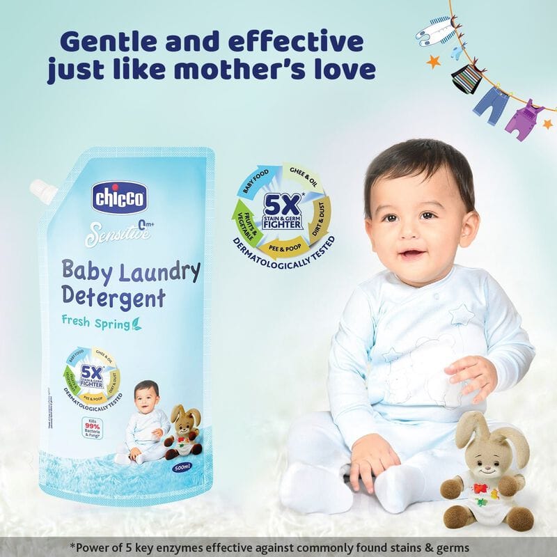 Chicco - Baby Laundry Detergent (Fresh Spring) - 500mL