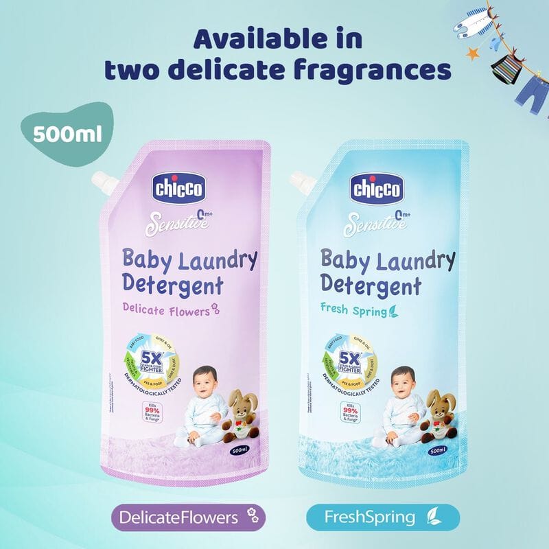Chicco - Baby Laundry Detergent (Fresh Spring) - 500mL