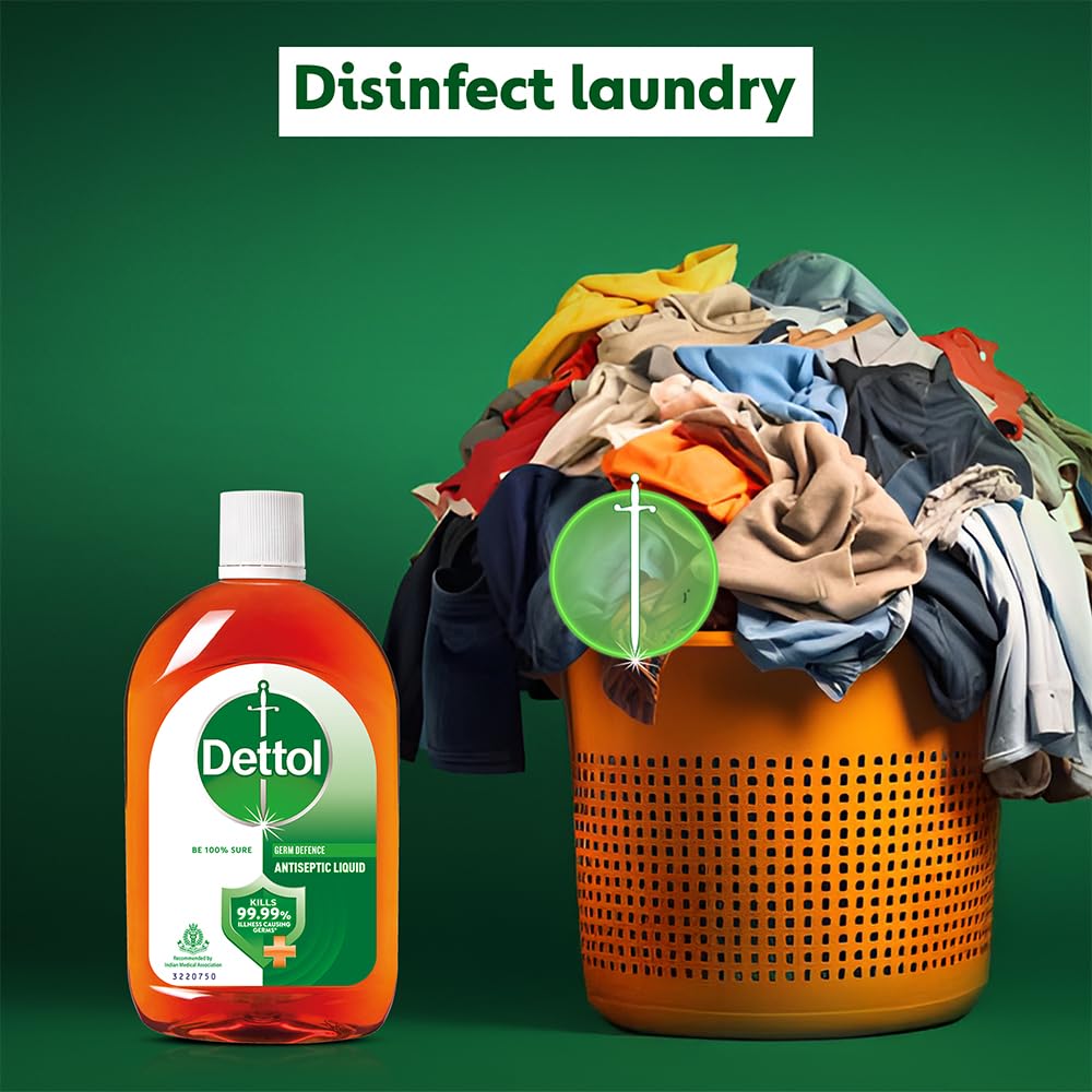 Dettol Antiseptic Liquid for First Aid, Surface Disinfection and Personal Hygiene, 750ml - BEAUTY BRATS