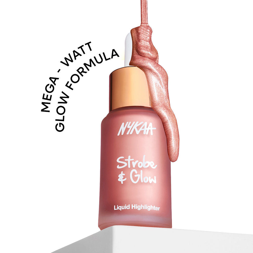 NYKAA Strobe & Glow Liquid Highlighter 20ml Blushed Moonlight