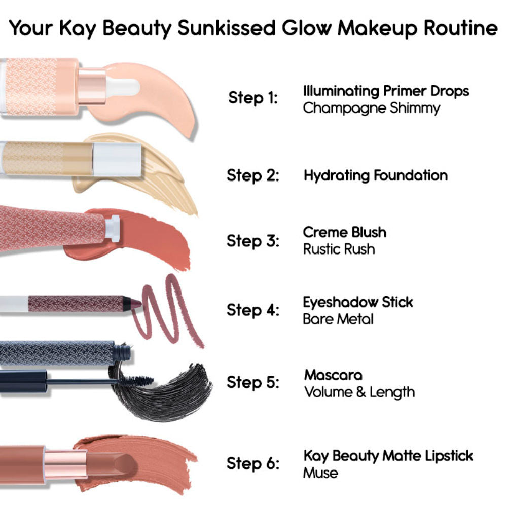 Kay Beauty Illuminating Strobe Priming Drops - Golden Twist (30ml)