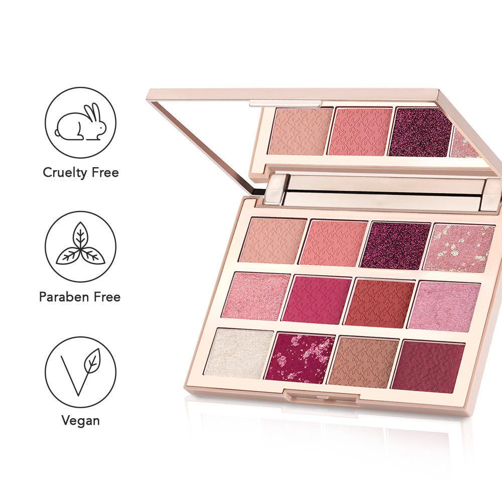 Kay Beauty - 12 In 1 Eyeshadow Eyekanvas Palette - Twilight (15g)