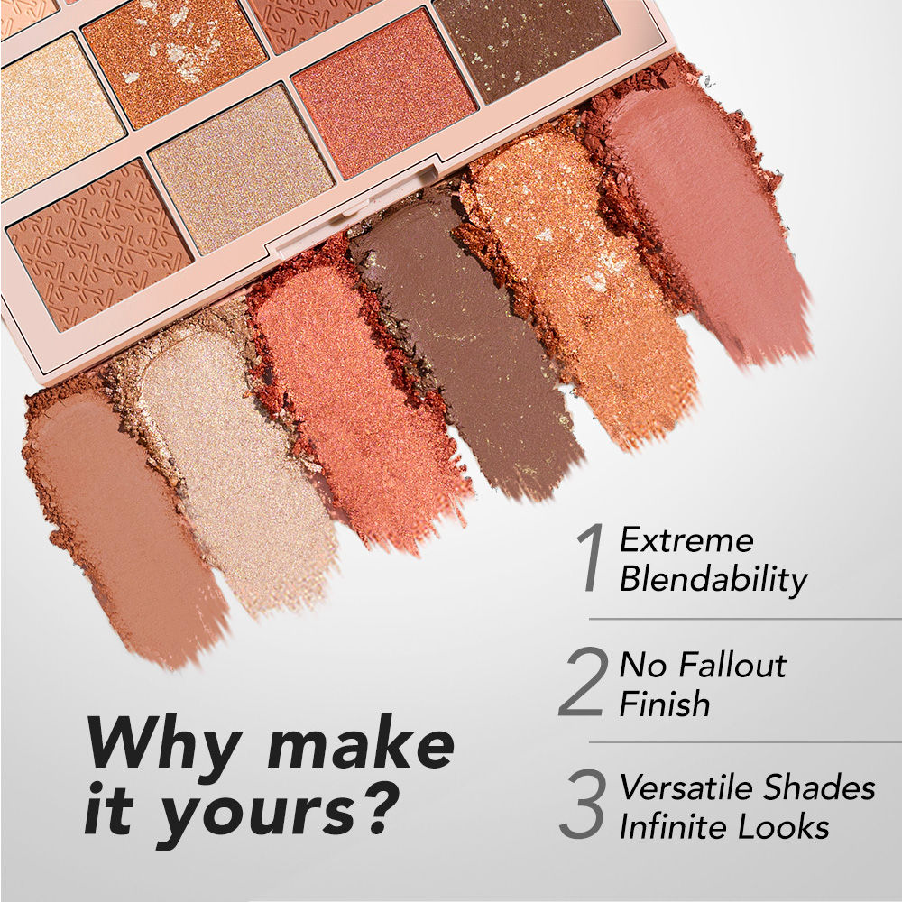 Kay Beauty Multi Texture Eyeshadow Palette - Sunkissed (15g)