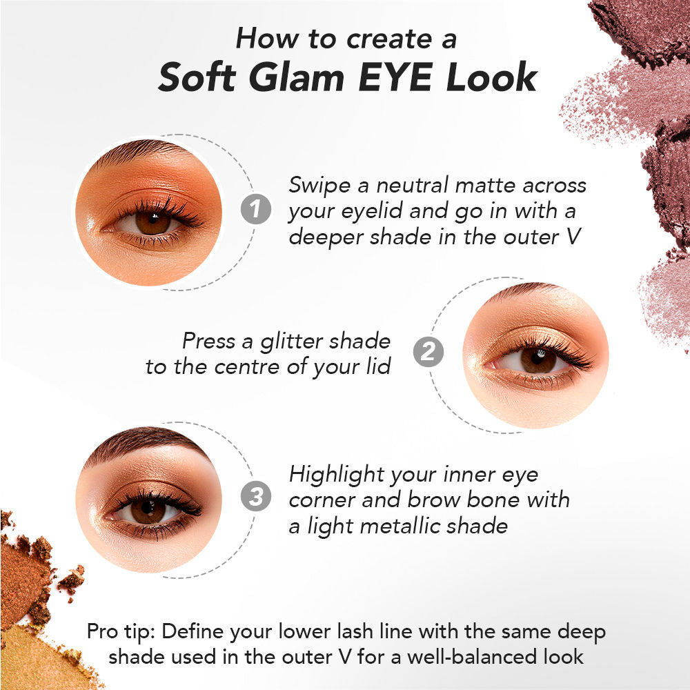 Kay Beauty Multi Texture Eyeshadow Palette - Sunkissed (15g)