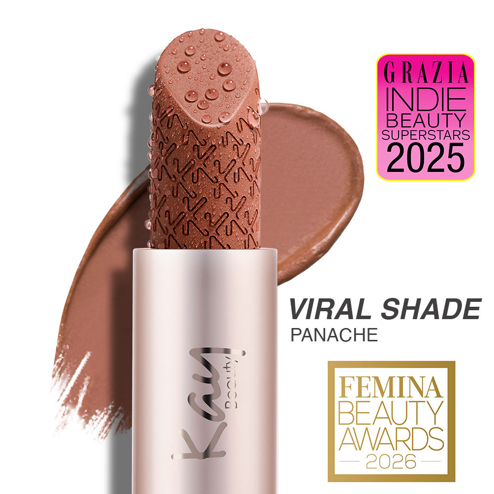 Kay Beauty Hydra Creme Serum Lipstick -Rich Color & Hyaluronic Acid for Deep Hydration - Panache (3.6g)