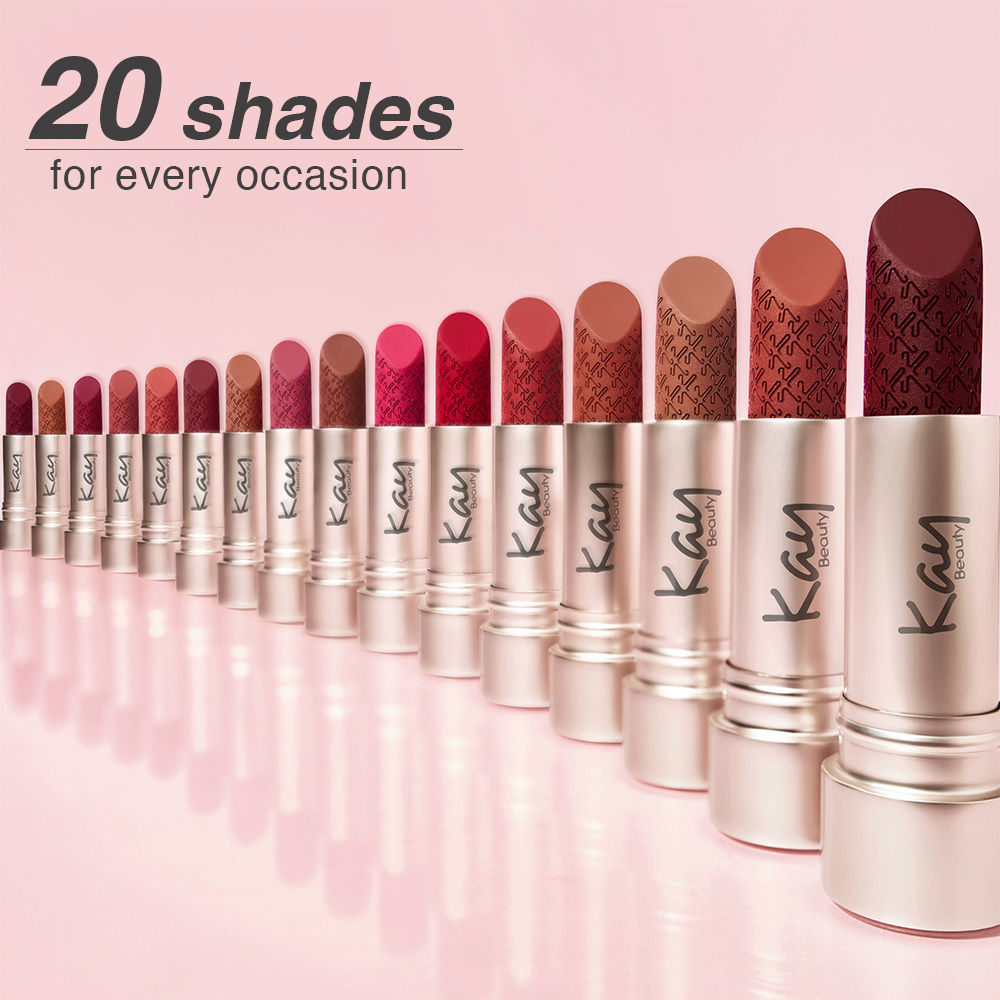 Kay Beauty Hydra Creme Serum Lipstick -Rich Color & Hyaluronic Acid for Deep Hydration - Panache (3.6g)