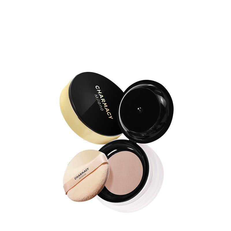 Charmacy Milano Set & Fix Loose Powder - Oil Control, Flash-Proof, Mattifying (16g)