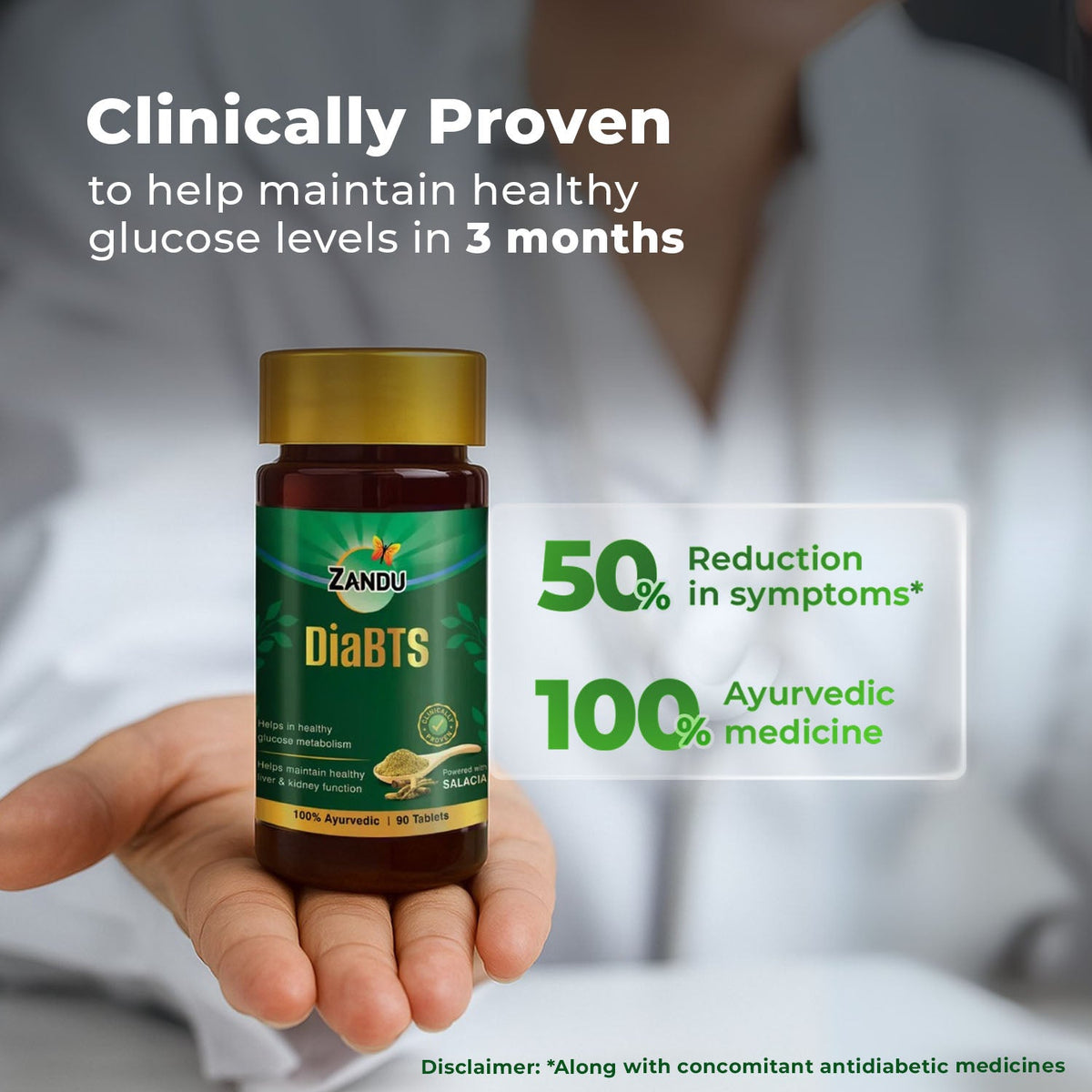 Zanducare-FB Zandu DiaBTS Tablets 90 Tabs X 1U