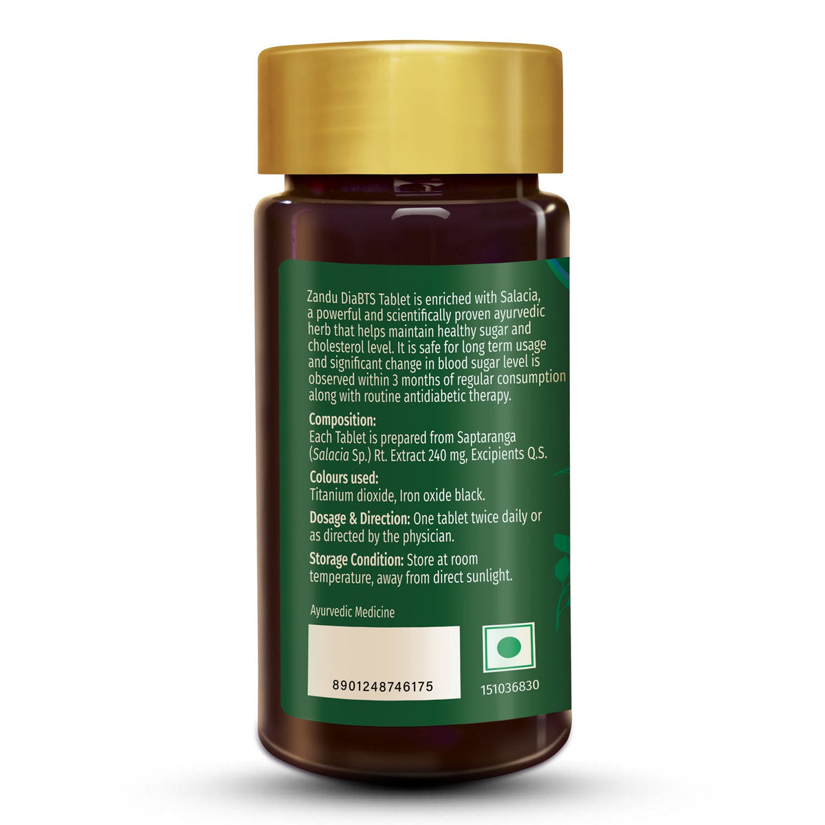 Zandu-O Zandu DiaBTS Tablets 90 Tabs X 2U