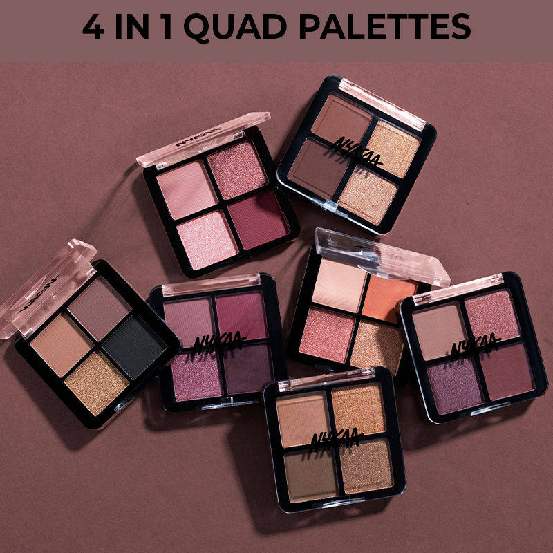 Nykaa Cosmetics Eyes On Me! 4-in-1 Quad Eyeshadow Palette
