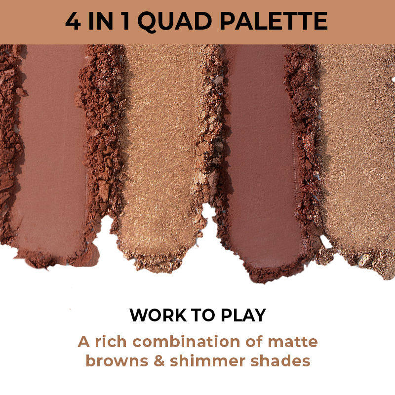 Nykaa Cosmetics Eyes On Me! 4-in-1 Quad Eyeshadow Palette
