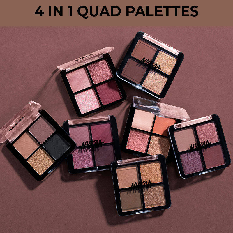 Nykaa Cosmetics Eyes On Me! 4-in-1 Quad Eyeshadow Palette