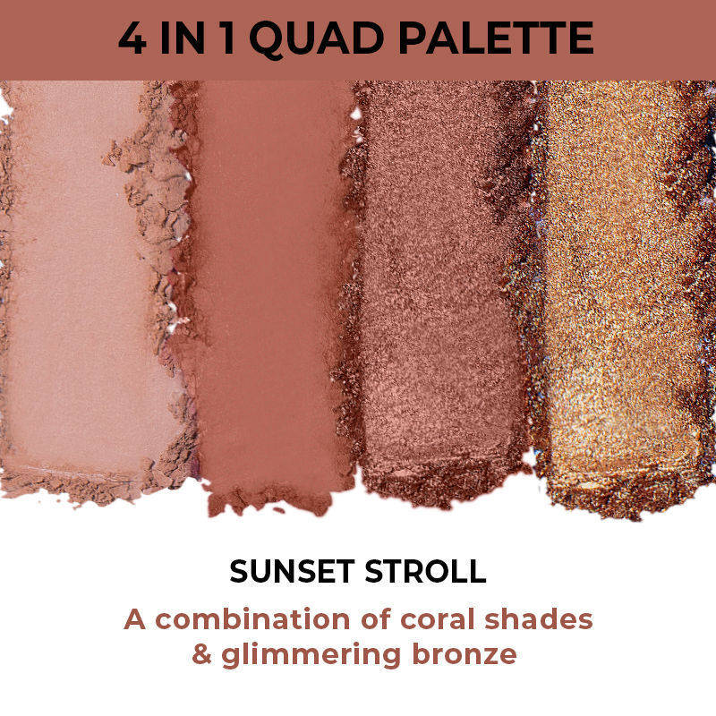 Nykaa Cosmetics Eyes On Me! 4-in-1 Quad Eyeshadow Palette