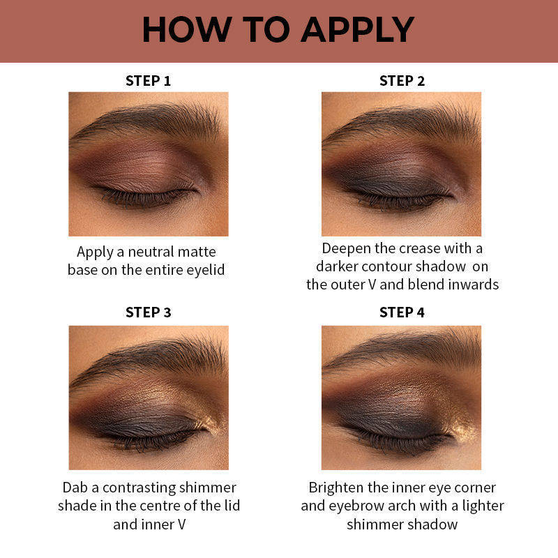 Nykaa Cosmetics Eyes On Me! 4-in-1 Quad Eyeshadow Palette