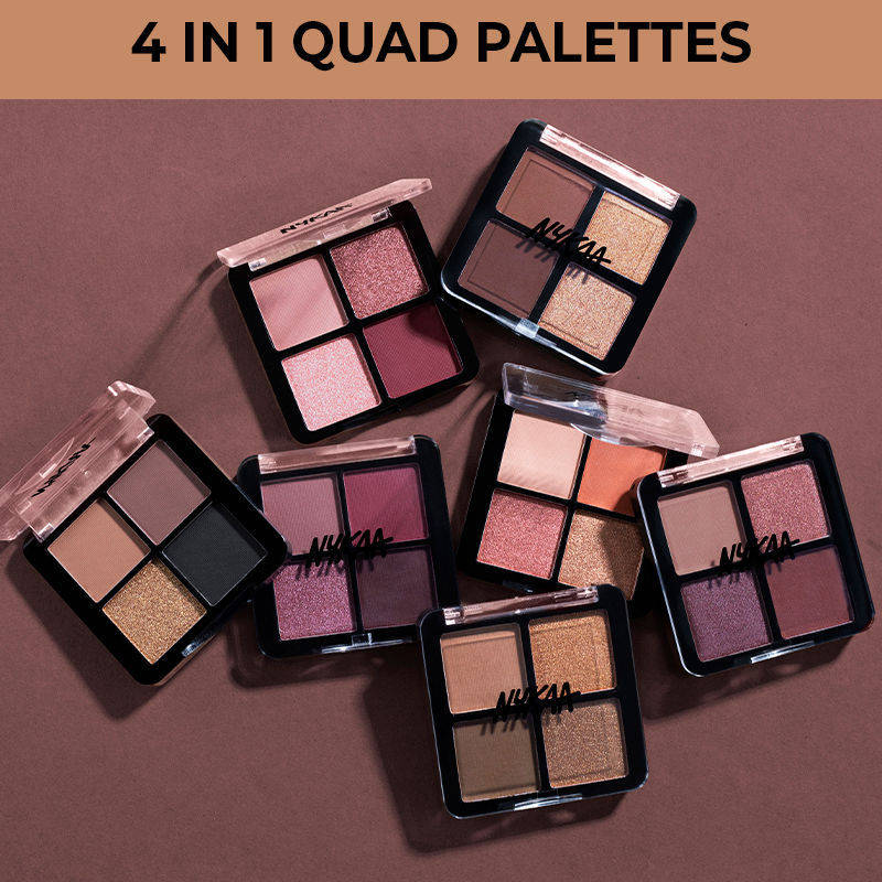 Nykaa Cosmetics Eyes On Me! 4-in-1 Quad Eyeshadow Palette