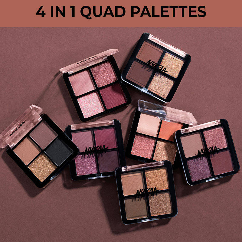 Nykaa Cosmetics Eyes On Me! 4-in-1 Quad Eyeshadow Palette