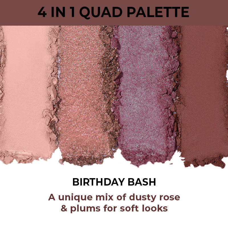 Nykaa Cosmetics Eyes On Me! 4-in-1 Quad Eyeshadow Palette