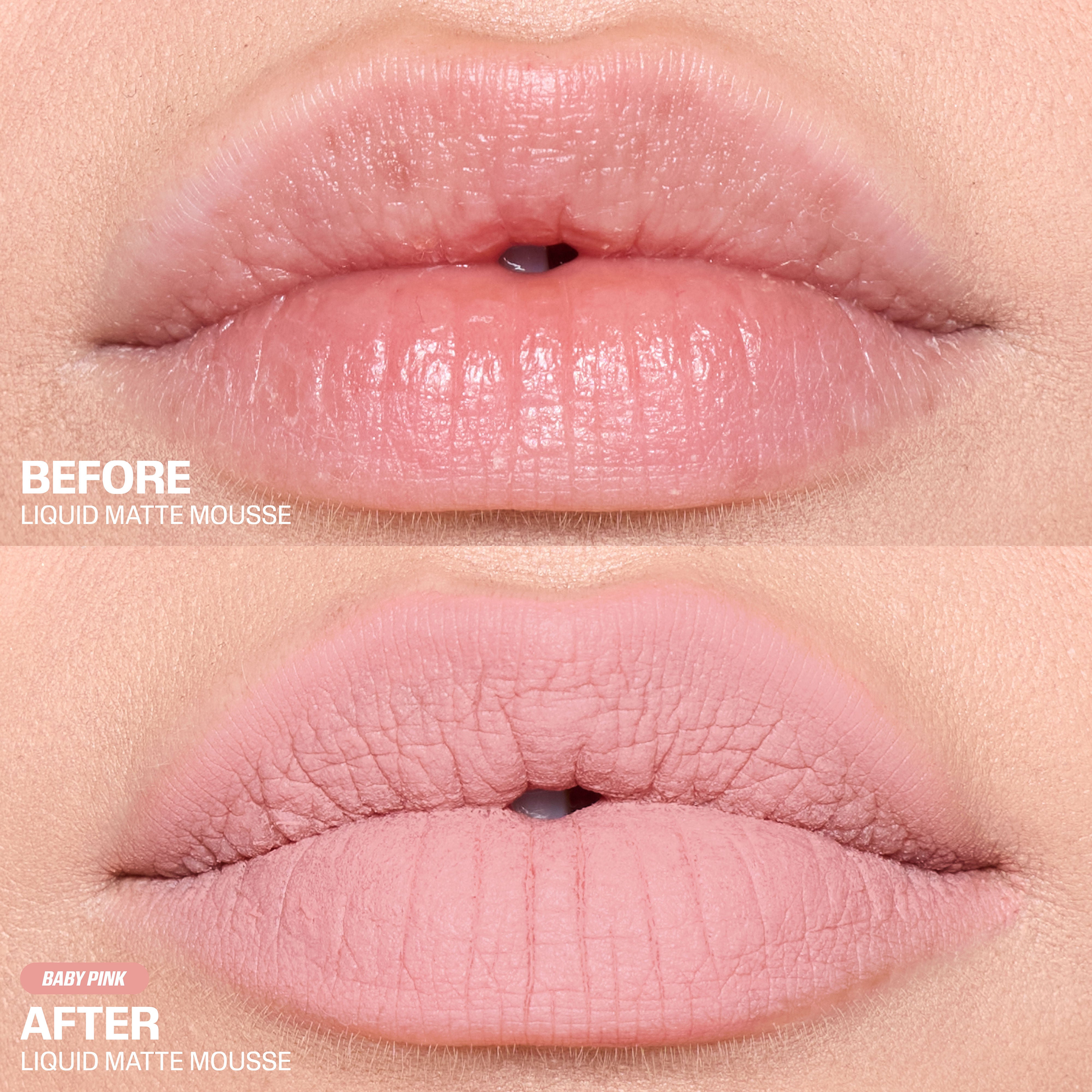 Huda Beauty Liquid Matte Mousse - Baby Pink (7.5ml)