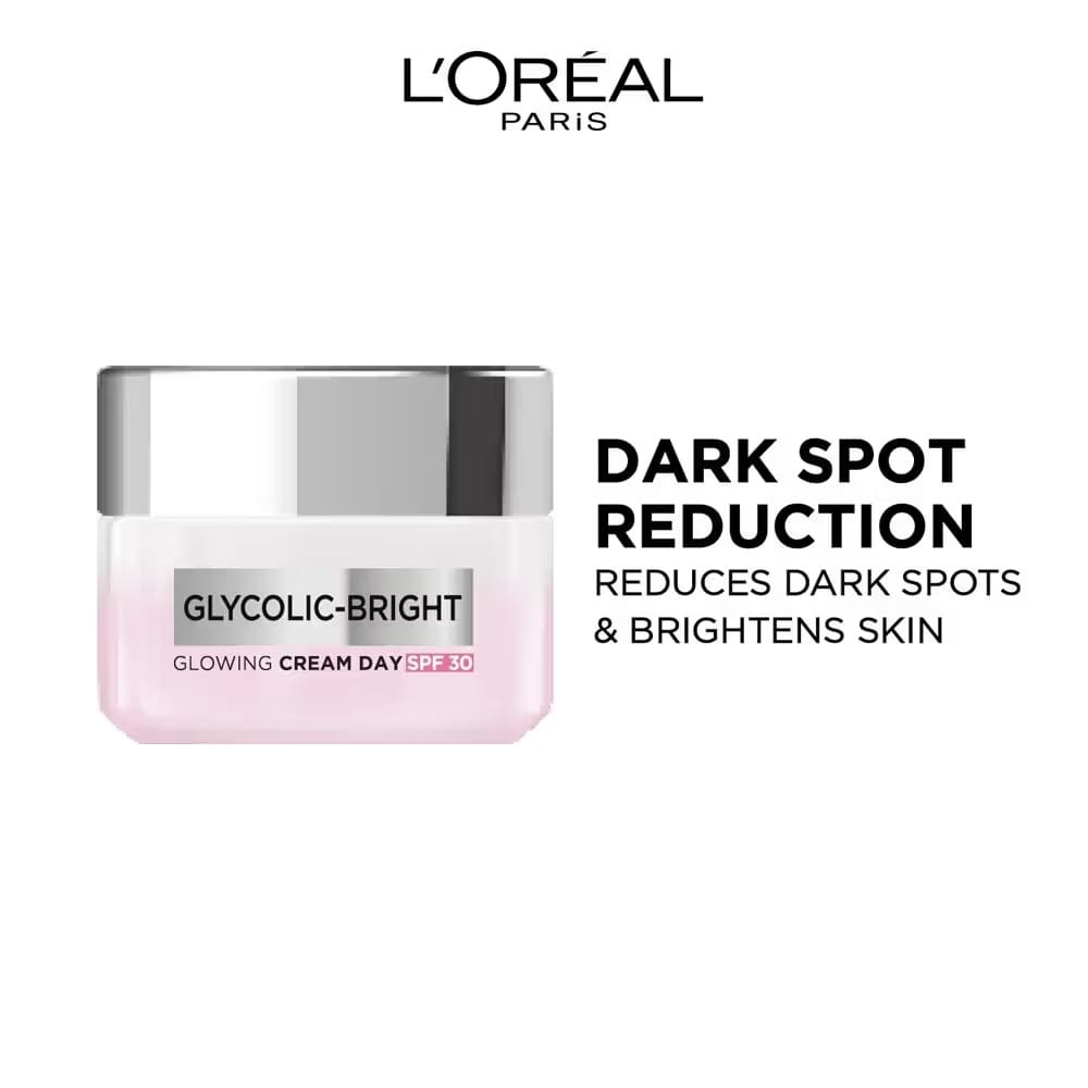 Loreal Paris - Glycolic Bright Glowing Cream Day SPF30 (50ML)