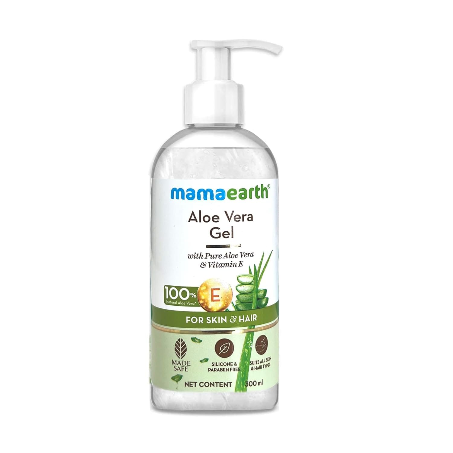 Mamaearth - Aloe vera Gel For Skin & Hair (300ML)