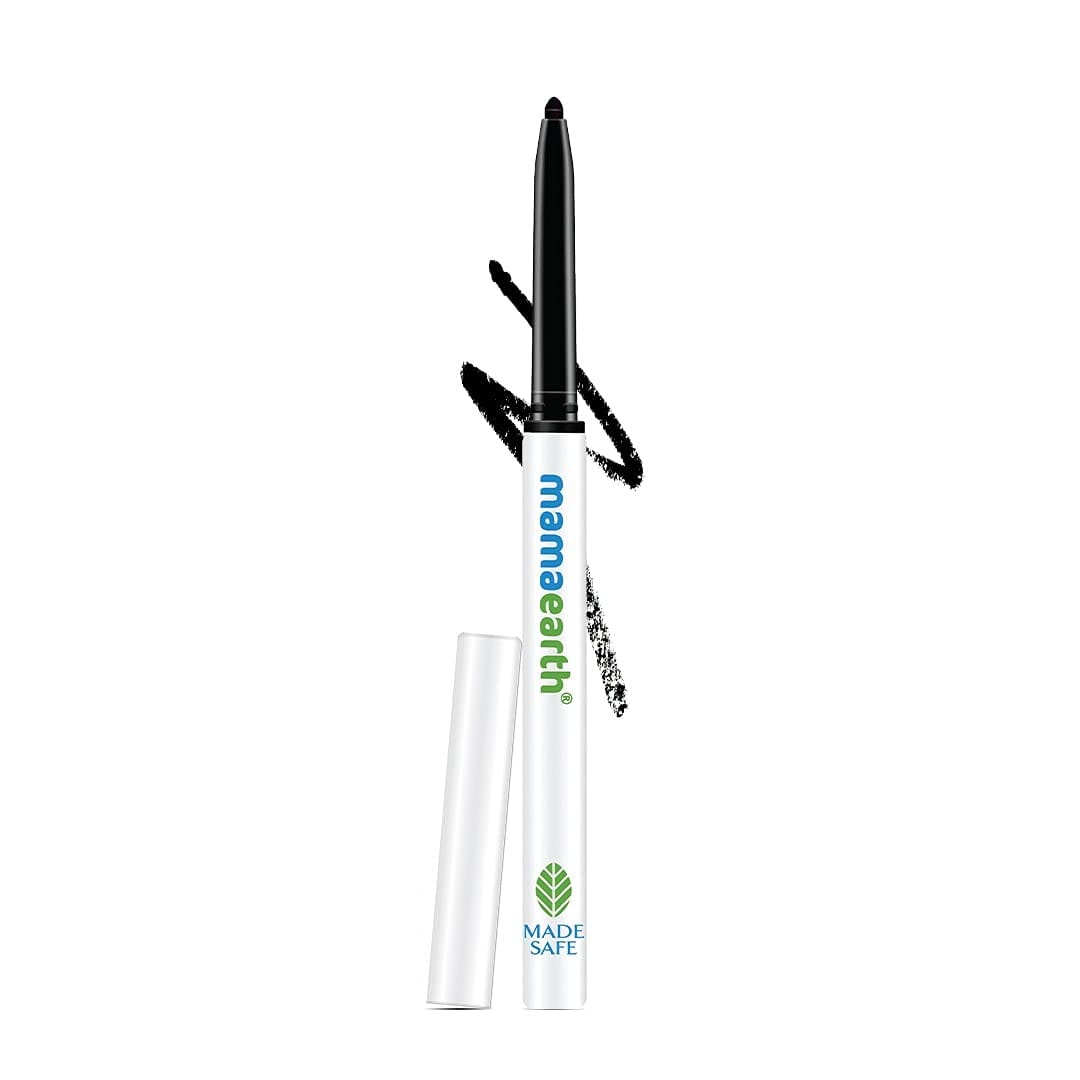 Mamaearth - Charcoal Black Long Stay Kajal (0.35g) [Buy 1 Get 1]