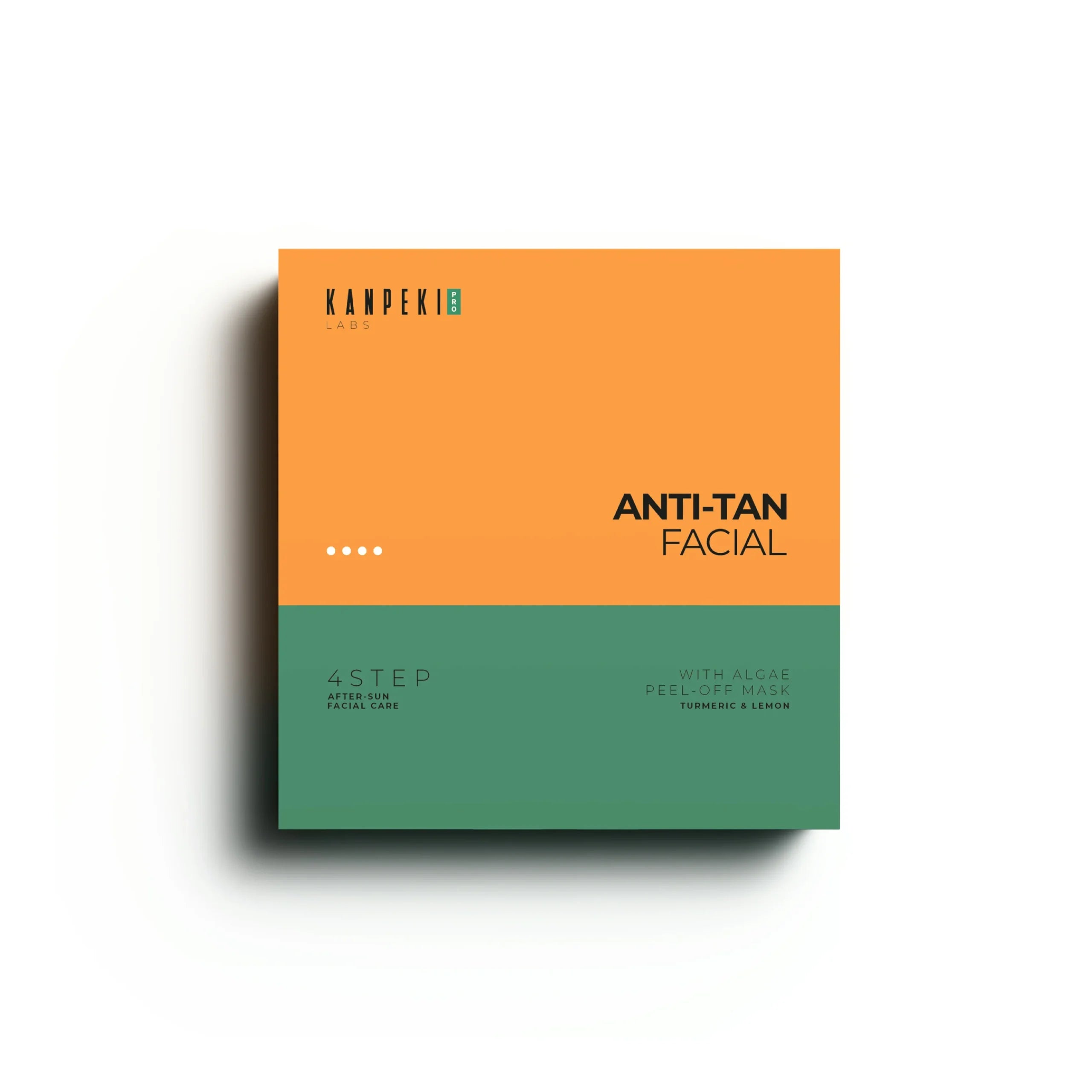 Kanpeki - Anti - Tan Facial With Algae Peel - Off Mask Turmeric & Lemon 4 Step After - Sun Facial Care