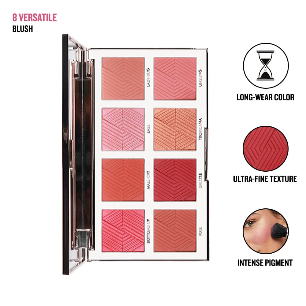 Forever 52 - Back Stage Essential 8 Color Blush Palette (BKS001)