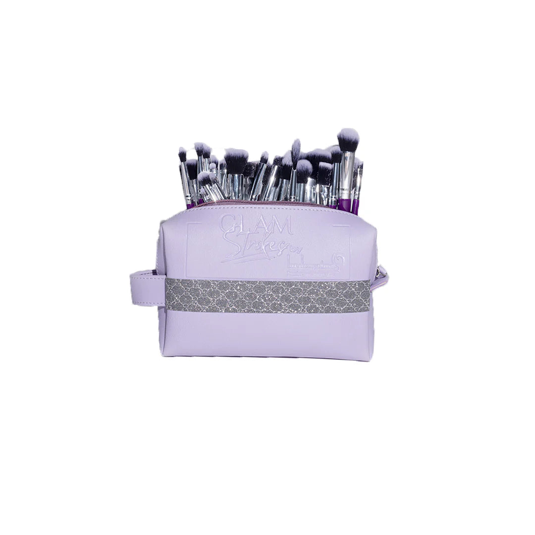 Glam Strokes By London Prime - 32 Pcs Brush Set (Lavender)