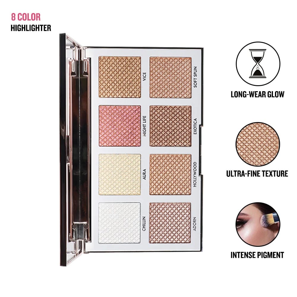 Forever 52 - Back Stage Essential 8 Color Highlight Palette (BKS002)
