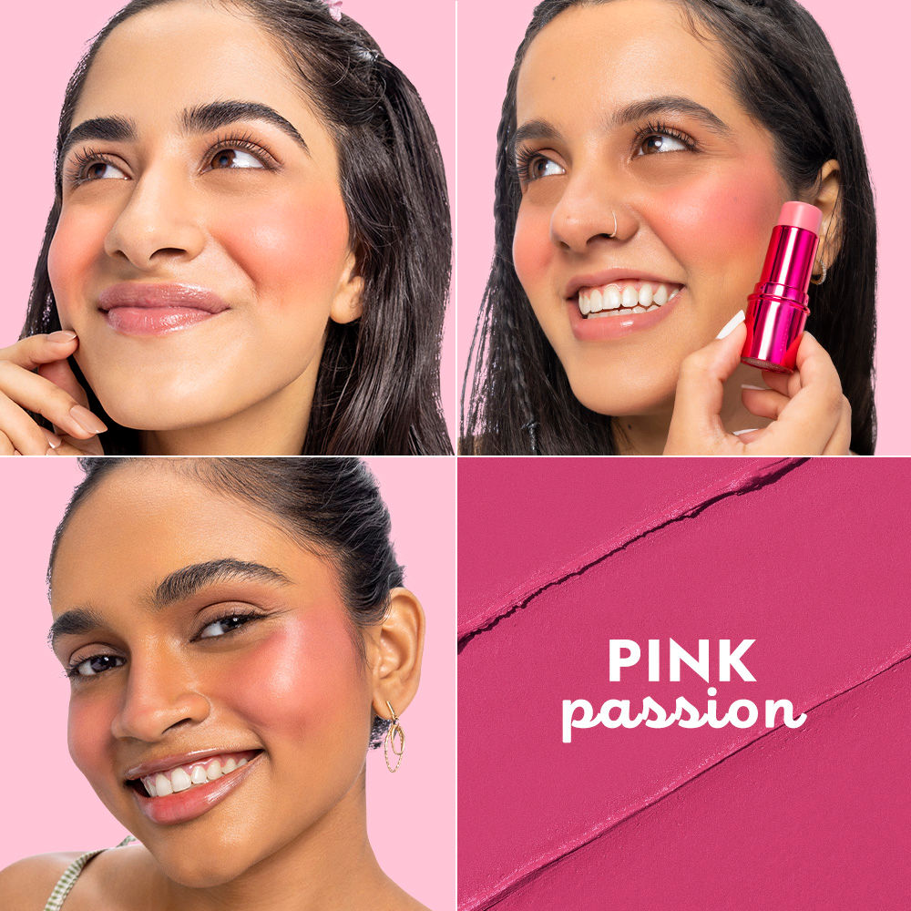 Nykaa Cosmetics Get Cheeky Blush Stick - Pink Passion (7.5g)
