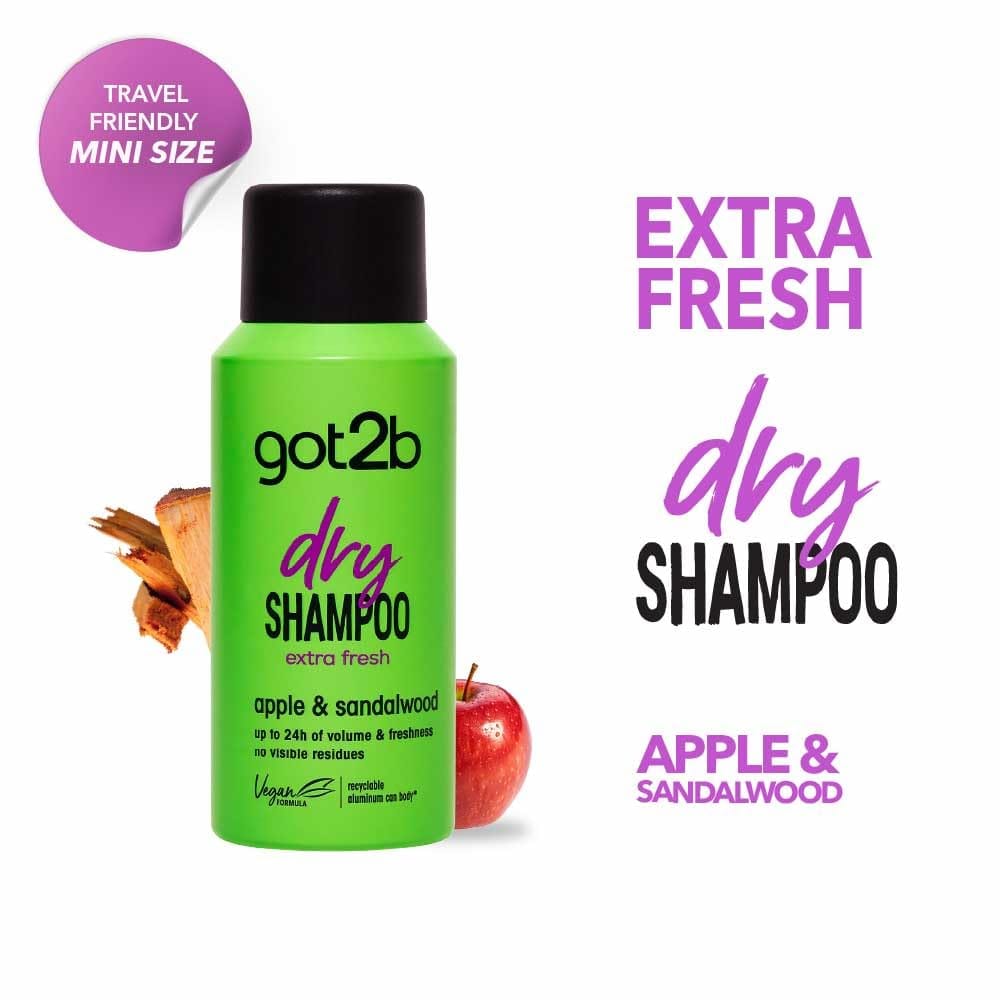 Schwarzkopf - got2b Dry Shampoo Apple & Sandalwood (100ML)