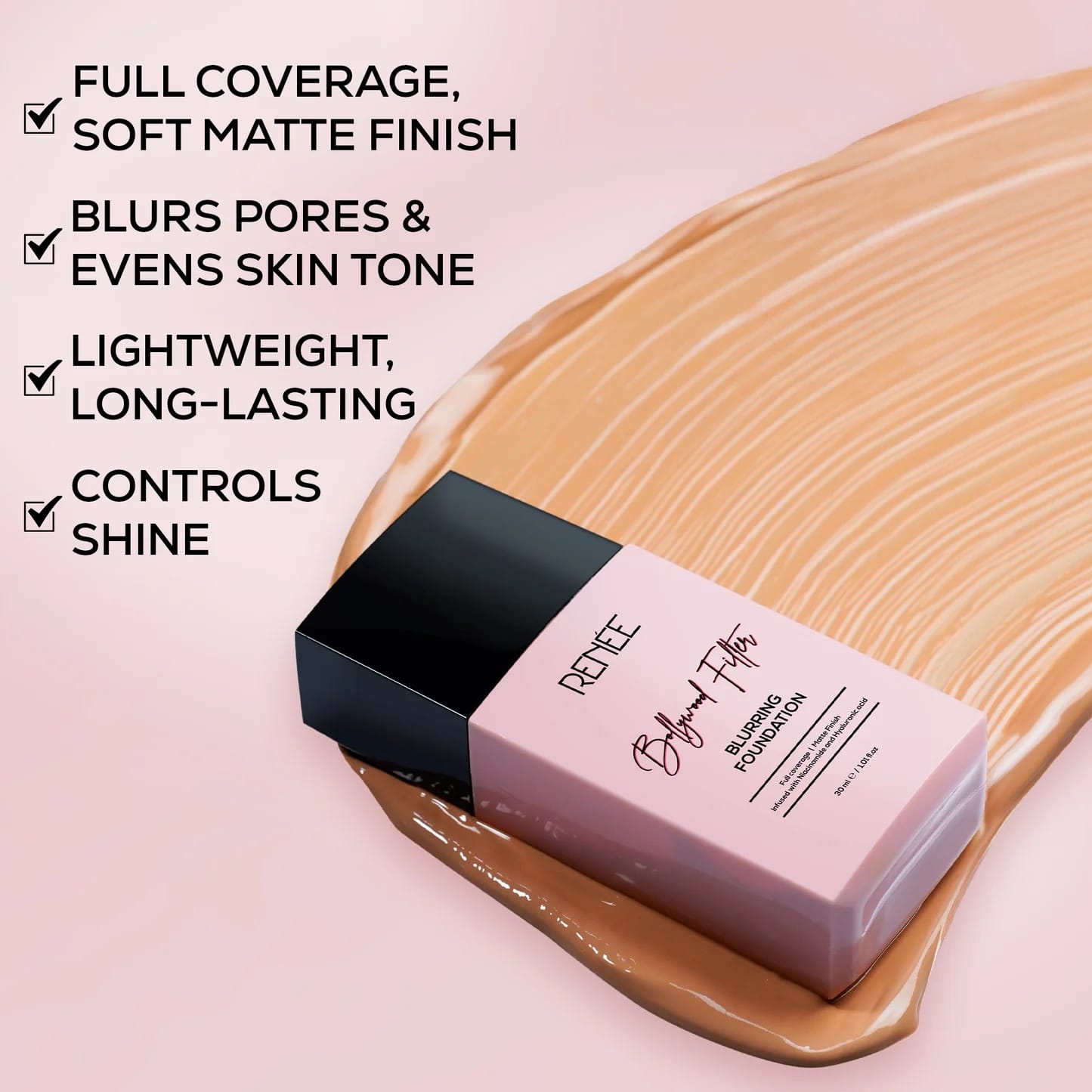 Renee - Bollywood Filter Blurring Foundation (30ML)