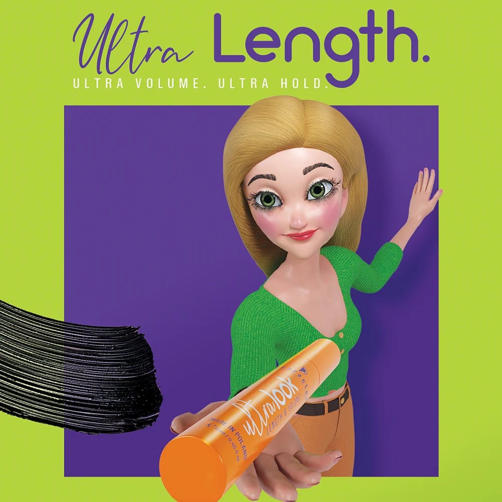 Character Cosmetics - Ultra Look Length & Volume Mascara (12ML)