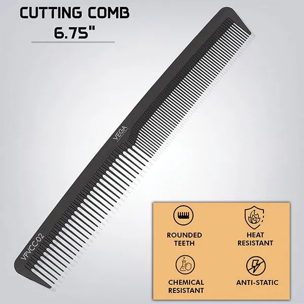 Vega Professional - Carbon Anti Static Comb (VPVCC - 02)