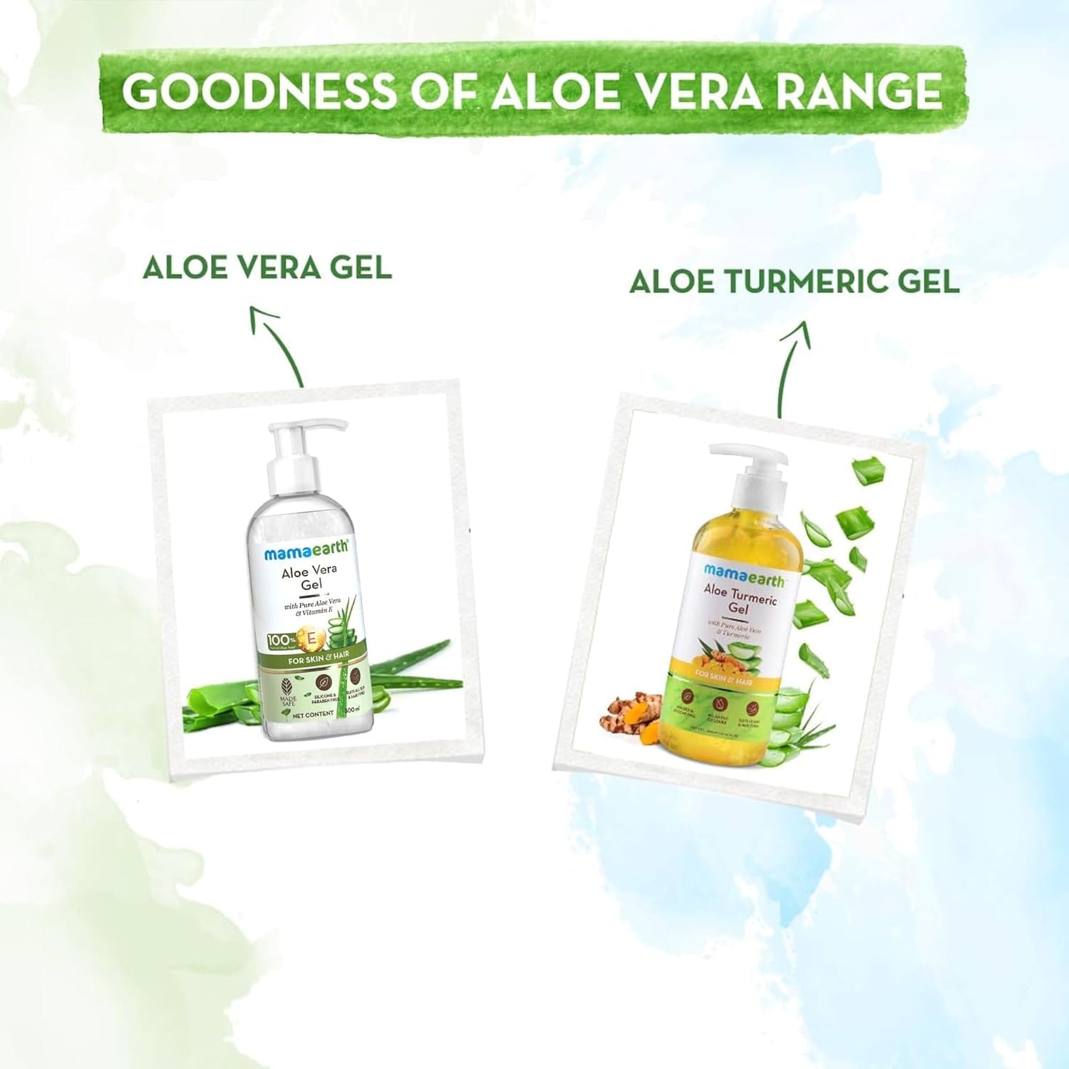 Mamaearth - Aloe vera Gel For Skin & Hair (300ML)