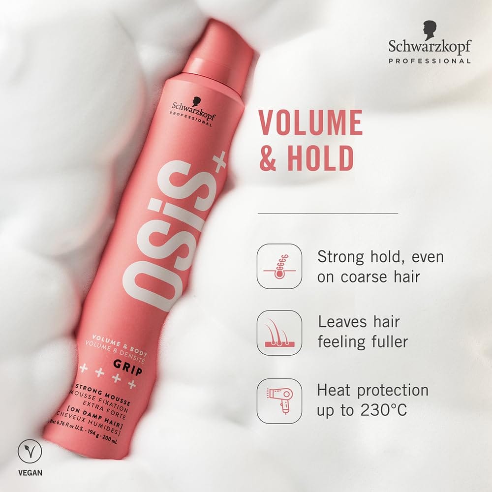 Schwarzkopf - Professional OSiS+ Grip Extra Strong Mousse (200ML)